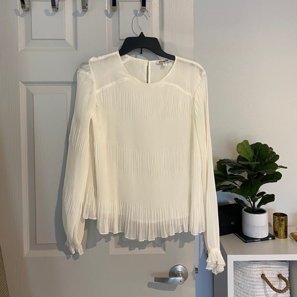White / cream express shirt - Picture 3 of 10